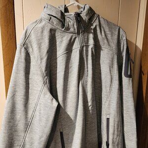 Free Country Gray Softshell Jacket – Fleece Lined – Full Zip – Size 3X